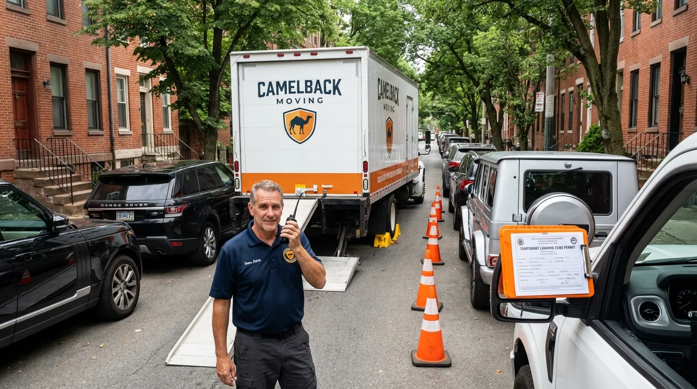 City street loading permit setup in King and Queen Court House, VA