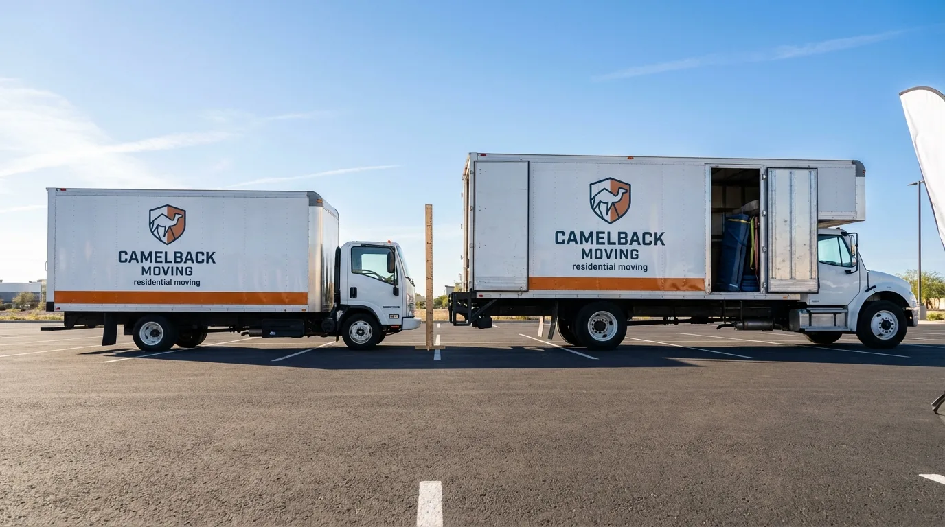 Moving truck size capacity guide in King and Queen Court House
